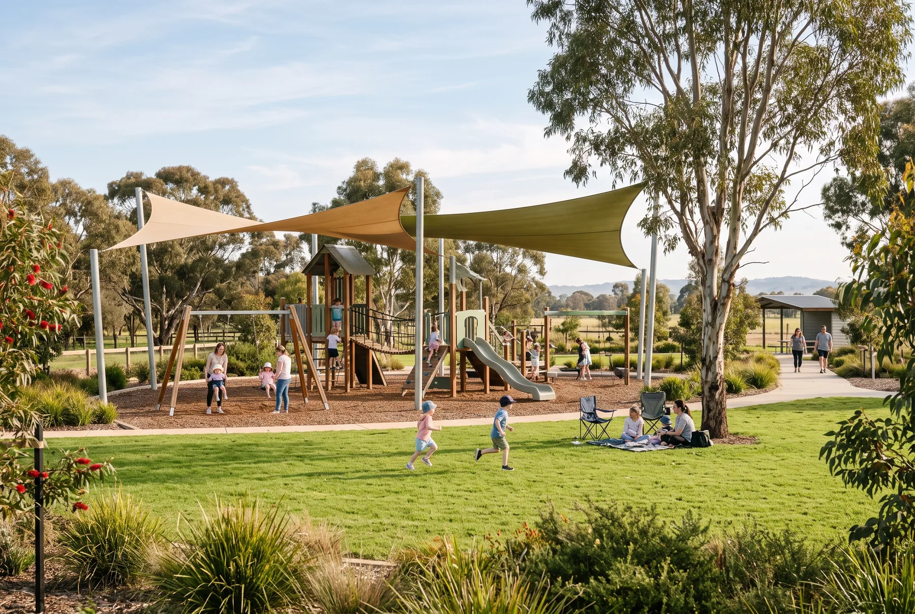 Indicative community playground within the precinct